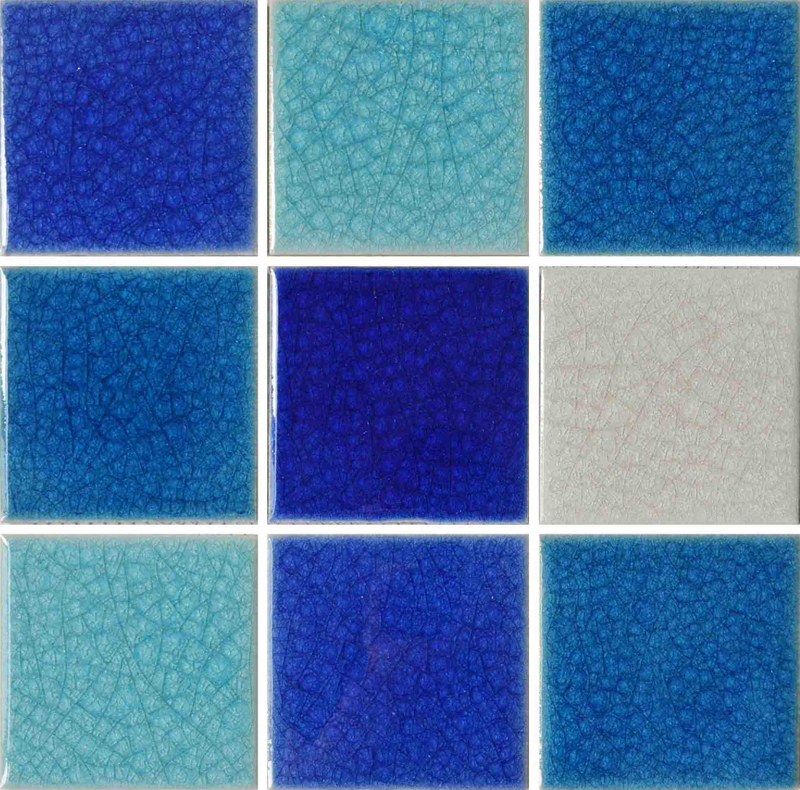 China Factory Crackle Glazed Ceramic Mosaic Tile from China