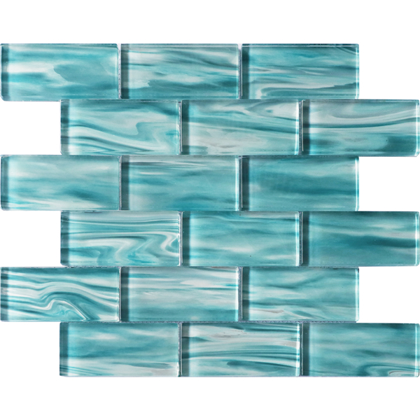 Wholesale Price Laminated Antique Glass Crystal Mosaic Tiles