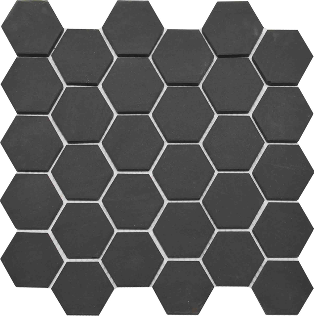 China Black Porcelain Mosaic Tile For Wall manufacturers, Black