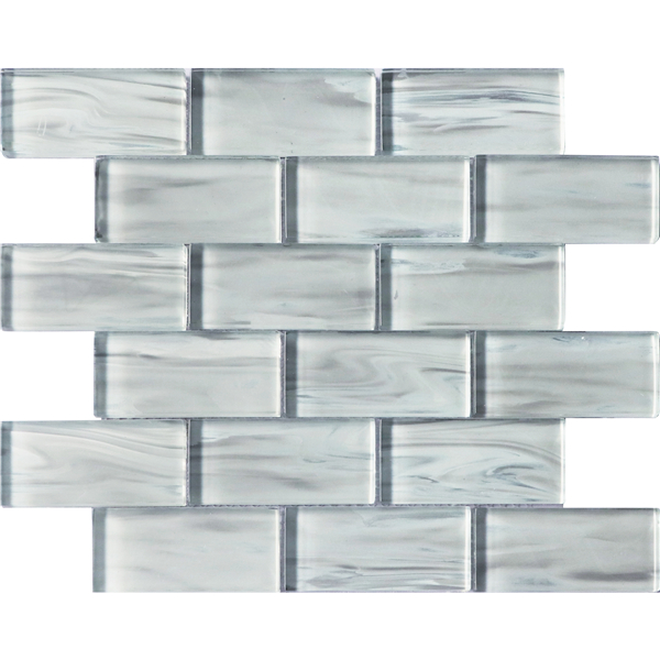 Handpainting Laminated Crystal Glass Mosaic Tile