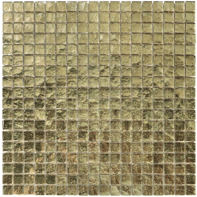Electroplating Stained Gold Glass Mosaic Tiles